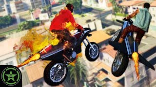 Lets Play GTA V  Rocket Bikes [upl. by Aihtniroc907]