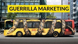 Guerilla Marketing  Unconventional Marketing Strategy  Needs Lot Of Creativity [upl. by Deenya]