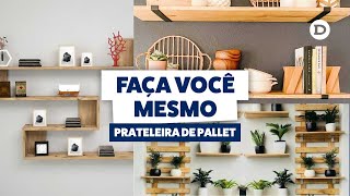 DIY Como fazer prateleira de pallet [upl. by Angadreme199]