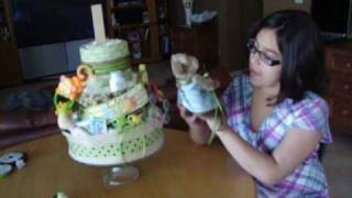 Making a Diaper Cake [upl. by Etessil133]