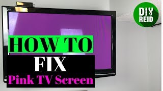 How to fix the pink screen issue on your TV [upl. by Ahseina]