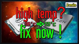 ✔️how to FIX your PC high temperatures  overheating CPUGPU when gaming complete guide [upl. by Nymrak]