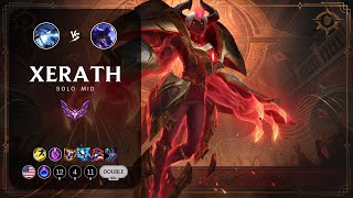 Xerath Mid vs Ryze  NA Master Patch 141 [upl. by Berga159]