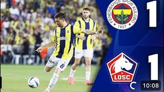 FenerbahçeLILLE maç özeti🎦 [upl. by Boggers]