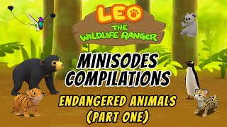 Endangered Animals Minisode Compilation Part 12  Leo the Wildlife Ranger  Animation  For Kids [upl. by Ahsiemat]