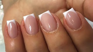 HOW TO Easy French Manicure For Beginners  Acrylic Nails Tutorial  GIVEAWAY WINNER [upl. by Anyrb]