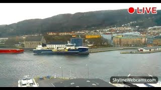 Live Webcam Bergen  Norway [upl. by Eladal254]