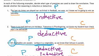 Inductive amp Deductive Reasoning Conjectures Counterexamples [upl. by Carling315]