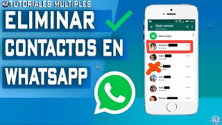 Como Eliminar Un Contacto De Whatsapp [upl. by Dorina]