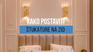 Dekorativne lajsne Kako postaviti štukature na zid [upl. by Ennaegroeg]