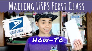 How To Mail USPS First Class Envelopes amp Packages with Stamps [upl. by Mccallion]