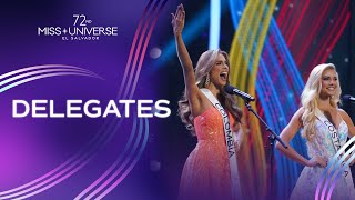 72nd MISS UNIVERSE  Delegate Intros  Miss Universe [upl. by Defant]