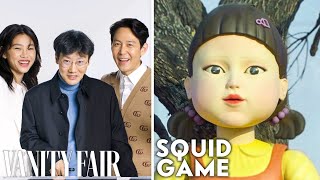 Squid Game Director amp Cast Break Down The Red LightGreen Light Scene  Vanity Fair [upl. by Atiuqrehs]