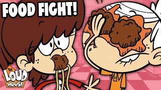 Best Loud Family Dinner Moments FOOD FIGHT 🍝  The Loud House [upl. by Prichard]