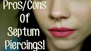 Pros amp Cons of Septum Piercings [upl. by Aym]