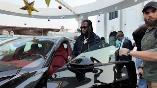 Burna Boy Displays His Fleet of Cars Live At Secret Palace Today To Silent Cubana Chief Priest For [upl. by Herv]