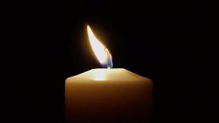 Flickering Candle Stock Video [upl. by Fechter648]