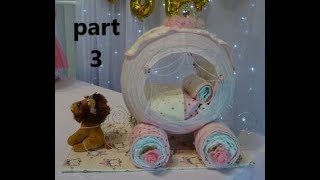 Princess diaper cake PART 3 [upl. by Jandy]