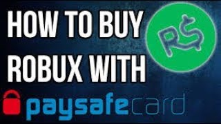 Tutorial How to buy Robux with Paysafecard ROBLOX Outdated Method Still works [upl. by Oiziruam]