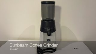 Sunbeam Coffee Grinder EM0440 [upl. by Motteo]