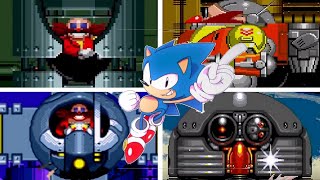 Sonic 1 2 3ampK CD amp Mania All Bosses No Damage [upl. by Gabriella]