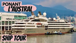 Ponant LAustral Ship Tour [upl. by Yeznil]