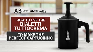 How to Use the Bialetti Tuttocrema Milk Frother [upl. by Genia]