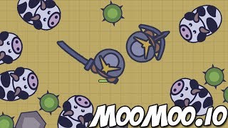 MooMooio Samurai Cows Deserts amp New Weapons MooMooio New Update Cows Bulls amp Desert Biome [upl. by Rabassa]