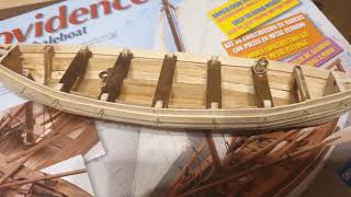 Artesania Latina Providence whale boat model [upl. by Granese]