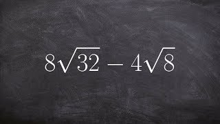 Learn how to subtract two radicals [upl. by Elyag]