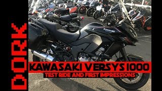 Kawasaki Versys 1000 Review Test Ride and First Impressions  Versys 650 vs Versys 1000 [upl. by Sitra]