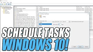 How To Use Task Scheduler On Windows10  Auto Start Programs or Scripts [upl. by Asseret]