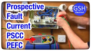 Measuring Prospective Fault Current PFC at the Origin of a Single Phase Supply Live Test [upl. by Averyl]