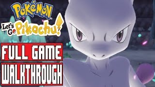 POKEMON LETS GO PIKACHU Full Game Walkthrough  No Commentary Nintendo Switch [upl. by Nylknarf]