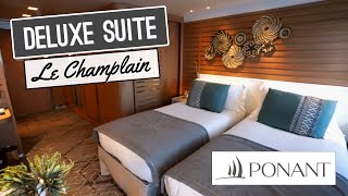 Ponant Le Champlain  Deluxe Suite [upl. by Oinafipe]