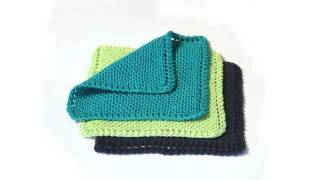 Learn to Knit a Dishcloth [upl. by Buehler]