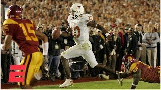 Vince Young Texas Longhorns relive classic 2006 Rose Bowl victory vs USC Trojans  ESPN Archives [upl. by Kitchen]