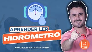 HIDRÔMETRO é matemática Aprenda a fazer a leitura [upl. by Jesher]