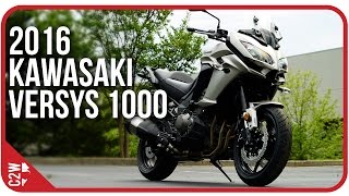 2016 Kawasaki Versys 1000  First Ride [upl. by Nekcerb897]