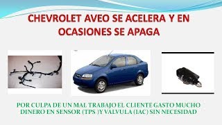 CHEVROLET AVEO SE ACELERA SOLO Y SE APAGA [upl. by Forras]