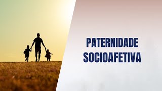 Paternidade socioafetiva [upl. by Aniale]