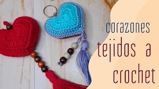 Cómo hacer un CORAZÓN Mediano a Crochet  PASO A PASO  corazón tejido a crochet fácil [upl. by Ettenuj]