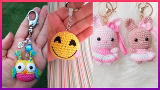 DIY ♥ IDEAS DE ESPECTACULARES LLAVEROS TEJIDOS A CROCHET [upl. by Luigi]