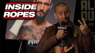 CM Punk On The Rock Calling Him LIVE From The Ring At RAW In LA [upl. by Jeanie]