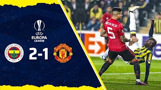 MAÇ ÖZETİ Fenerbahçe 21 Manchester United [upl. by Ahsiyk]