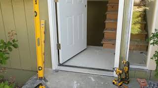 Jeld Wen Front Door Installation  Really crappy products and craftsmanship PART 1 [upl. by Yuji]