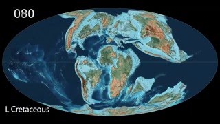 PlateTectonics amp Ice Ages  Scotese Animation 022116a [upl. by Neelia]