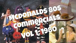 80s McDonalds Commercials  vol 1 [upl. by Schurman456]