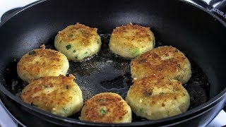 kotlety serowo ziemniaczane  Cheesy Mashed Potato Fritters [upl. by Bradney]