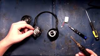 Replacing the battery in BlueTooth Headphones [upl. by Leicam]